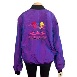 Vintage Girard Circus Long Sleeve Windbreaker Jacket High Flyers Purple